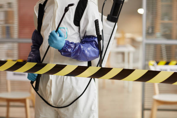 Professional Biohazard Cleanup technician working in Esparto, CA